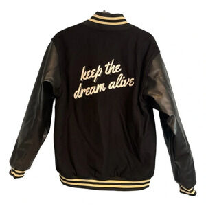 Lug Keep The Dream Alive Varsity Jacket Sz S  Men's Streetwear Sports Letterman